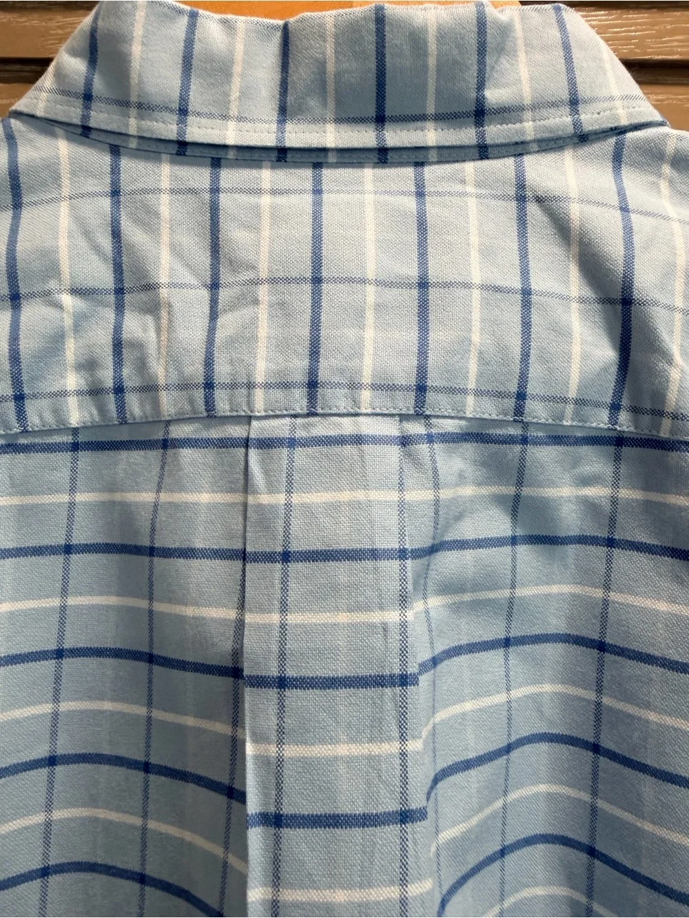 J. Crew Pale Blue Windowpane Button-Down Shirt